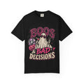 Halloween 'Here for the Boos & Bad Decisions' Graphic Tee
